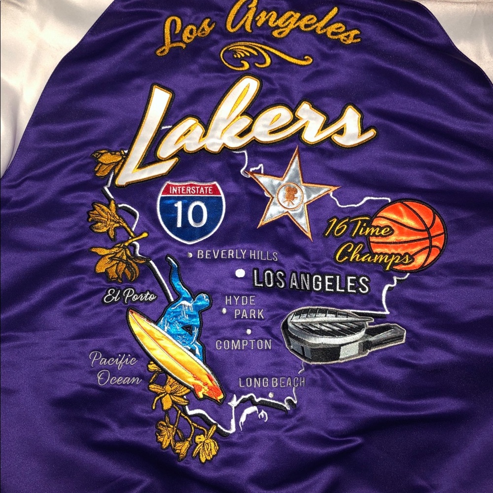 Lakers Retro Bomber Jacket